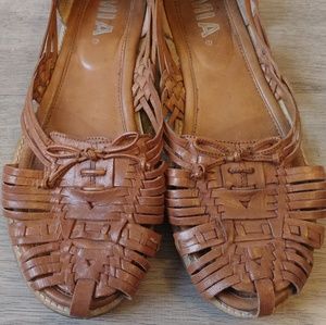 Mia real leather sandals.
